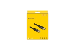 DELOCK DisplayPort Kabel 8K 60Hz 3m schwarz Metall
