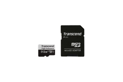 SD microSD Card 512GB Transcend SDXC USD350V w/adapter