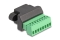 DELOCK RJ45 Buchse zu Terminalblock Adapter zum Einbau 8Pin