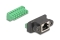 DELOCK RJ45 Buchse zu Terminalblock Adapter zum Einbau 8Pin