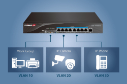 EDIMAX Switch 8x TGS-3109PLX (2.5GbE Web Smart PoE++ Switch)