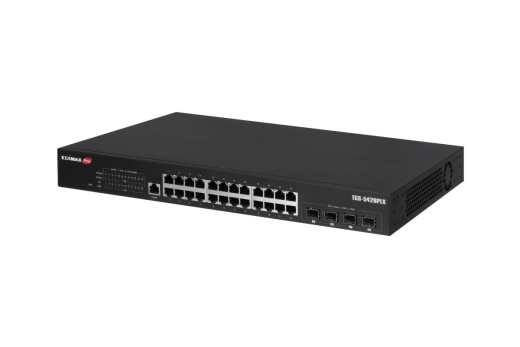EDIMAX Switch 24x TGS-5428PLX (2.5GbE L2 Surveill.VLAN PoE+)