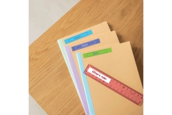 Schriftband Brother 12mmx4m blau/hellblau BTAG-L33