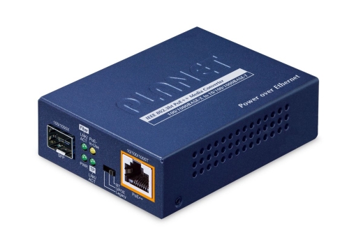 PLANET Mediakonverter SFP to GE PoE++ (95W) GUP-805A-95W