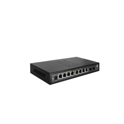Hilbert Gigabit Smart Lite Switch 10-Port, 8x Gbit RJ45,...