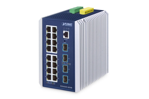 PLANET Industrial 16-Port Managed Switch IGS-6325-16T4X