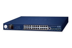 PLANET 24-Port PoE+ Managed Switch w/ LCD Screen GS-6311-24P