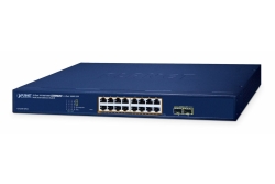 PLANET 16-Port Poe+ Web Smart Switch GS-2210-16P2S