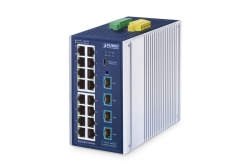 PLANET Industrial L2/L4 16-Port Managed Switch IGS-4215-16T4