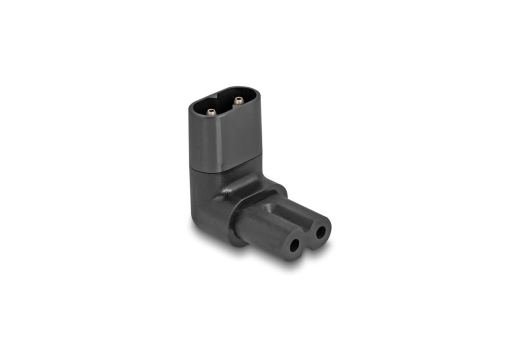 DELOCK Netzadapter IEC 60320 - C8 auf C7, Stecker / Buchse