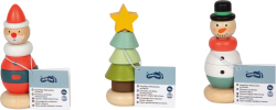 Display Stapelfiguren Weihnachten und Winter