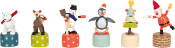 Display Drückfiguren Weihnachten und Winter