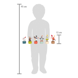 Display Drückfiguren Weihnachten und Winter