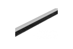 DELOCK Bürstenstreifen 20 mm mit Alu-Profil gerade 1m