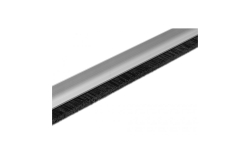 DELOCK Bürstenstreifen 20 mm mit Alu-Profil gewinkelt 1m