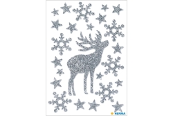 HERMA MAGIC WEIHN. HIRSCH, GLITTERY