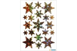 HERMA DECOR STERNE GOLD, HOLOGRAPHIEFOLIE