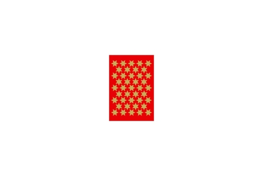HERMA DECOR STERNE GOLD Ø14 mm