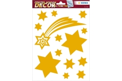 HERMA FENSTERBILD A4 STERNE GOLD