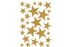 HERMA MAGIC WEIHN. STERNE GOLD, GLITTERY