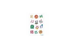 HERMA DECOR ADVENTSKALENDERZAHLEN-SYMBOLE BEG.