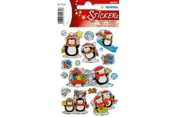 HERMA MAGIC WEIHN. WINTER PINGUINE, PRISMATICF