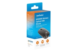 MANHATTAN MW3050 Kabellose USB-Maus 3 Tasten Mausrad schwarz