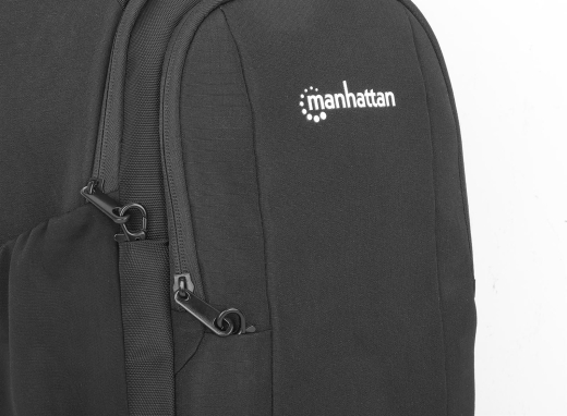 MANHATTAN Amsterdam Notebook-Umhängetasche 13,3 schwarz