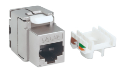 INTELLINET Cat6a-Modularbuchse FTP Keystone Jack werkzeuglos