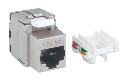 INTELLINET Cat6a-Modularbuchse FTP Keystone Jack werkzeuglos