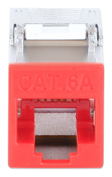 INTELLINET Cat6a 10G STP Keystone-Modul rot