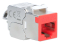 INTELLINET Cat6a 10G STP Keystone-Modul rot