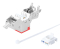 INTELLINET Cat6a 10G STP Keystone-Modul rot