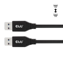 Club3D Kabel USB Typ-A Gen2 0,5m 10 Gbps St/St retail