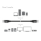 Club3D Kabel USB Typ-A Gen2 0,5m 10 Gbps St/St retail