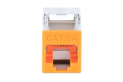 INTELLINET Cat6a 10G STP Keystone-Modul orange
