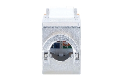 INTELLINET Cat6a 10G STP Keystone-Modul orange