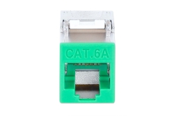 INTELLINET Cat6a 10G STP Keystone-Modul grün