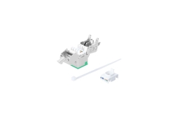 INTELLINET Cat6a 10G STP Keystone-Modul grün