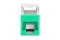 INTELLINET Cat6a 10G STP Keystone-Modul grün