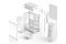 FRACTAL DESIGN Geh Meshify 3 White TG Clear Tint