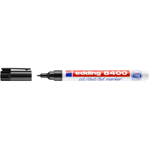8400 CD-Marker - permanent, ca. 0,5 - 1 mm, schwarz