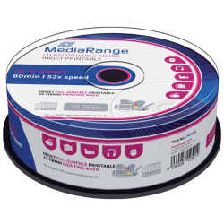 CD-R Rohlinge - 700MB/80Min, 52-fach/Spindel, bedruckbar,...