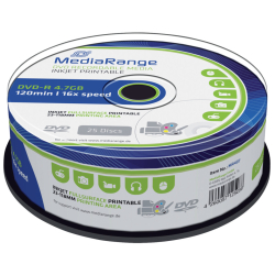 DVD-R - 4.7GB/120Min, 16-fach/Spindel, bedruckbar,...