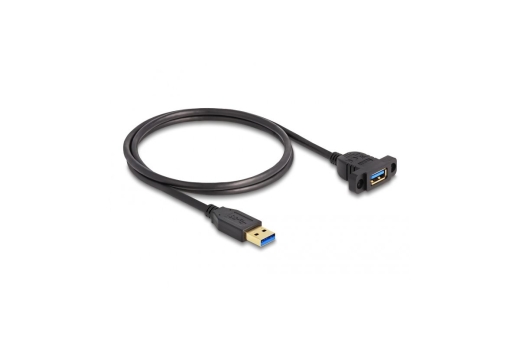 DELOCK SuperSpeed USB 5 Gbps Kabel St zu Bu 1m zum Einbau sw