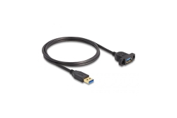 DELOCK SuperSpeed USB 5 Gbps Kabel St zu Bu 1m zum Einbau sw