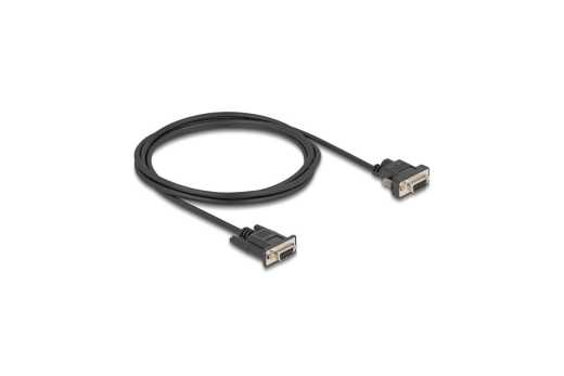 DELOCK Seriell Kabel RS-232 D-Sub9 Bu zu D-Sub9 Bu Pin 9 2m