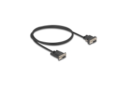 DELOCK Seriell Kabel RS-232 D-Sub9 Bu zu D-Sub9 Bu Pin 9 1m
