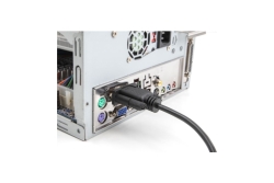 DELOCK Seriell Kabel RS-232 D-Sub9 St zu Bu Steckergehäu. 2m