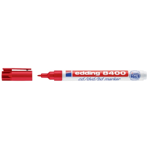 8400 CD-Marker - permanent, ca. 0,5 - 1 mm, rot
